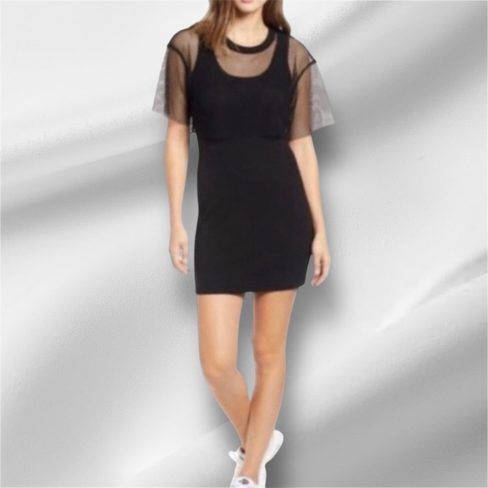 Kendall & Kylie Black Mini Dress NWT